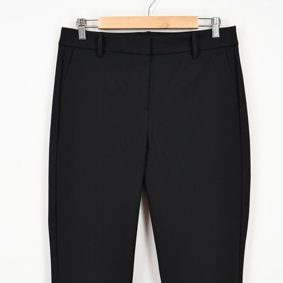 NWT J.Crew Factory The Slim-Fit Full-Length Trouser Dress Pant Black 10 Tall - Picture 3 of 8